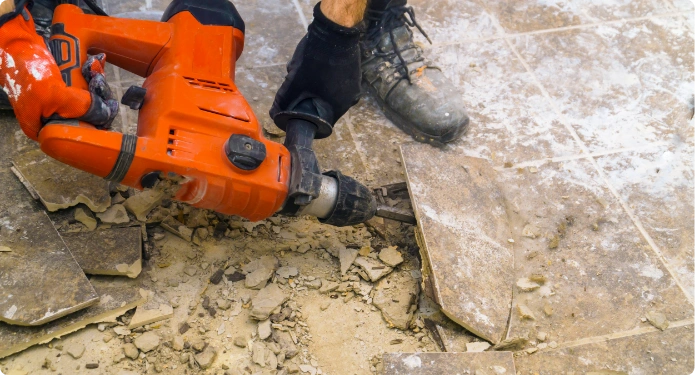 Demolición de pisos